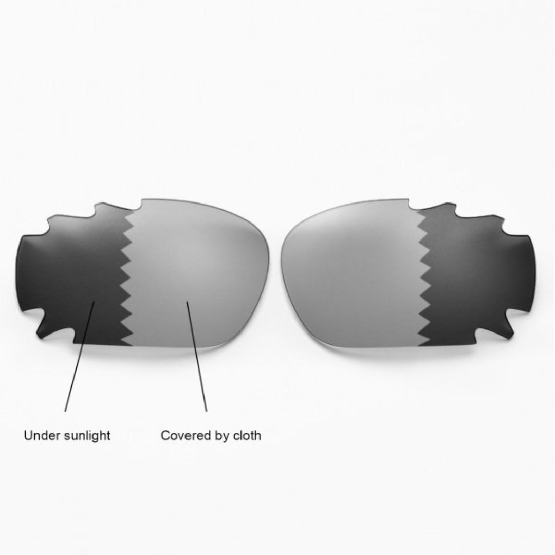 Walleva Transition/Photochromic Polarized Replacement Lenses for Oakley  Juliet Sunglasses 