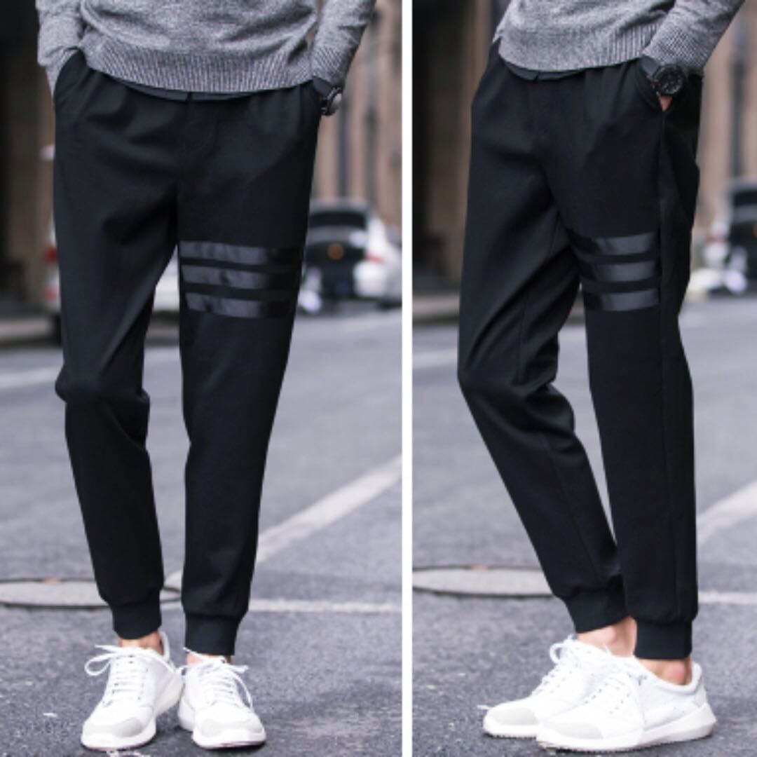 Cheap Summer Korean Style Fashion Versatile Many Pocket Cargo Pants Men  Casual Trousers Men's Fashion Loose Trousers | Joom