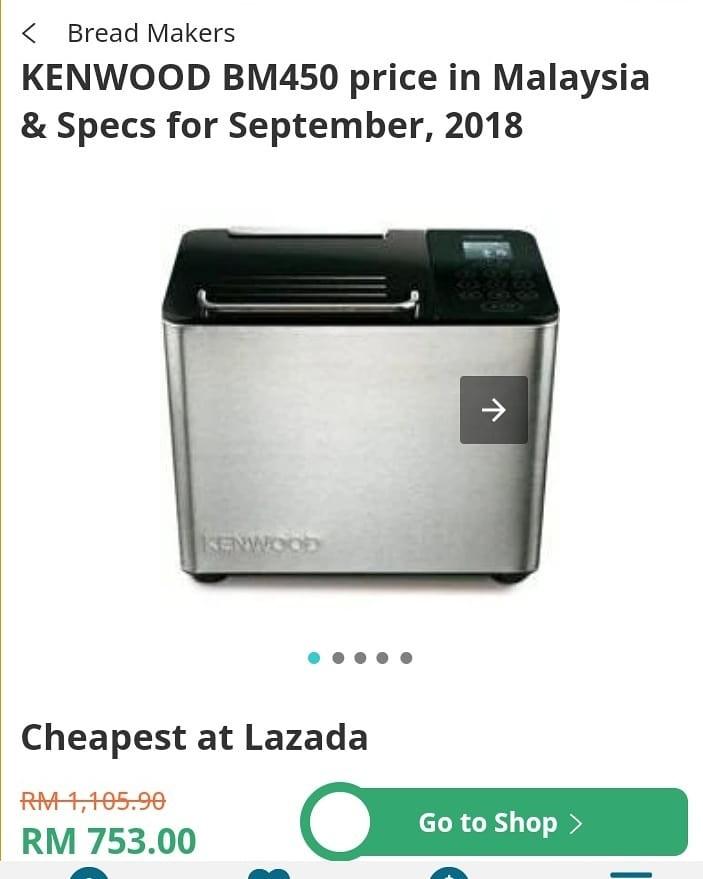 Kenwood bread maker bm450 price best sale