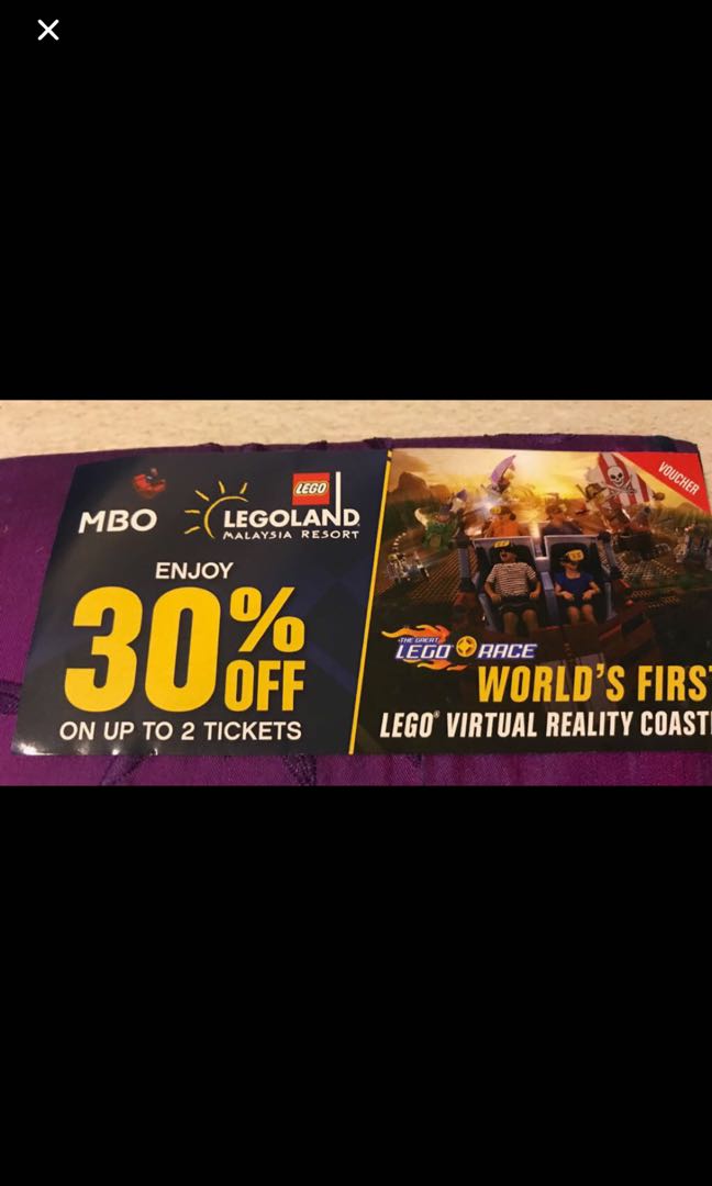 Legoland Discount Voucher, Tickets & Vouchers, Local Attractions