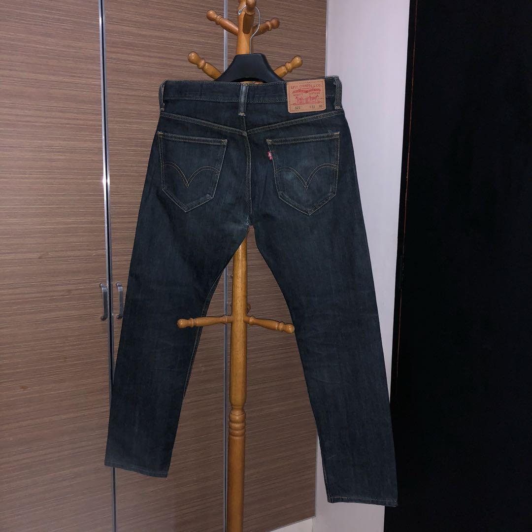 h&m coated jeans