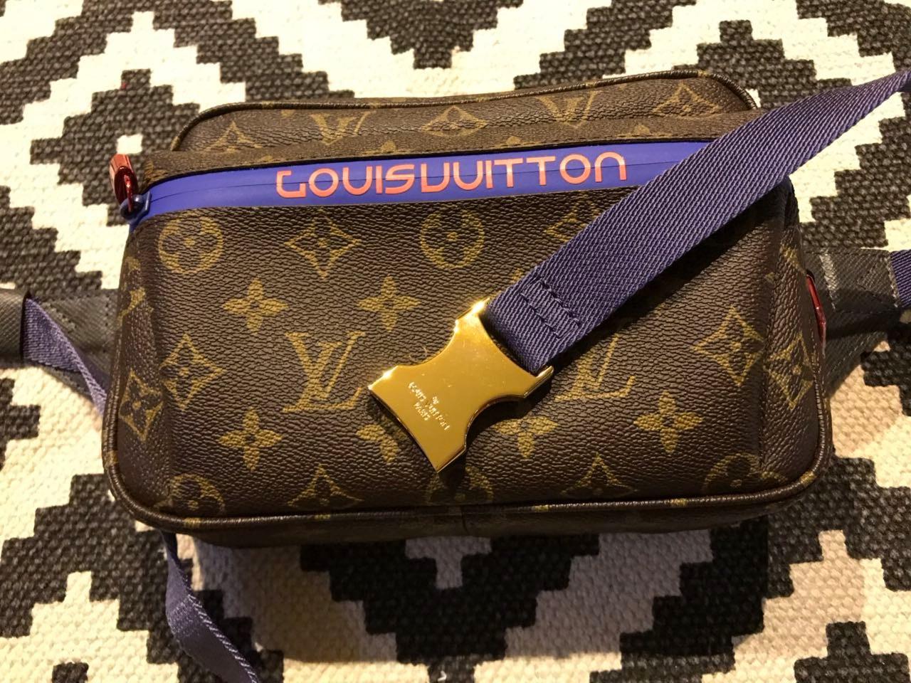 2018 Louis Vuitton POP UP Monogram Bumbag Fanny Pack Pacific WaistBag  M43828