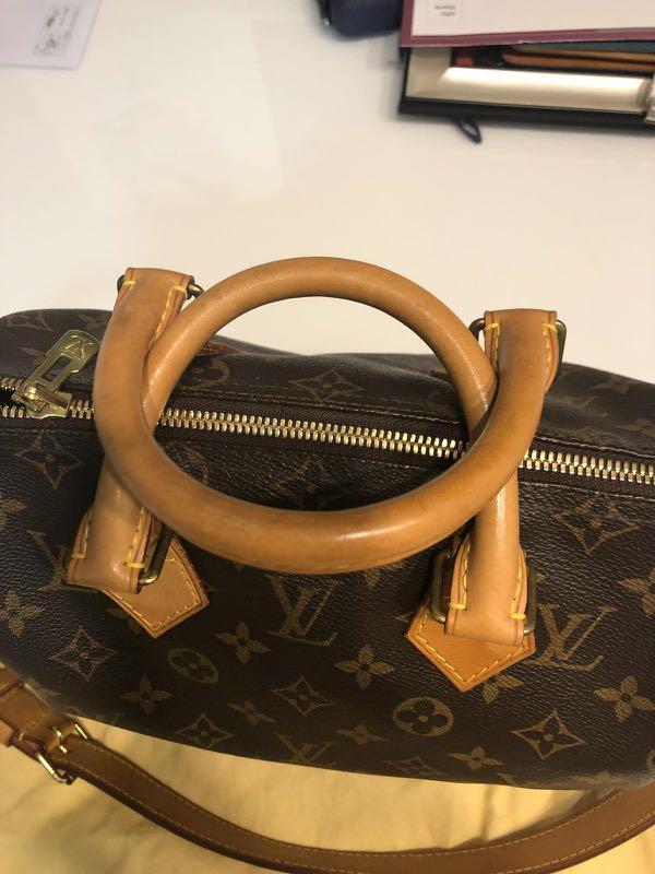 LV Speedy Bandouliere 25 Monogram by the Pool Limited Print Light Pink,  Luxury, Bags & Wallets on Carousell