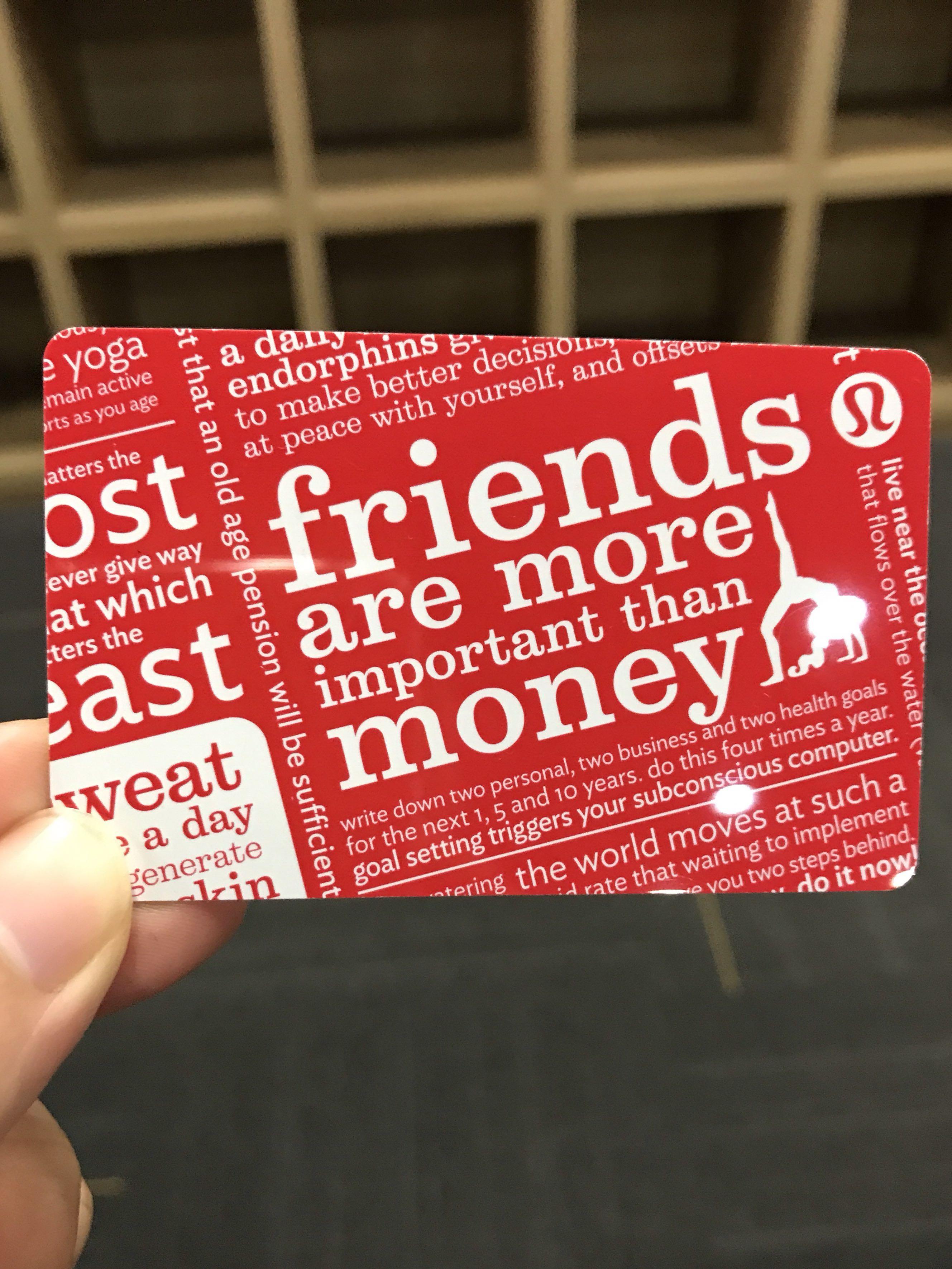 Lululemon 200 Gift Card Sports Sports Apparel On Carousell