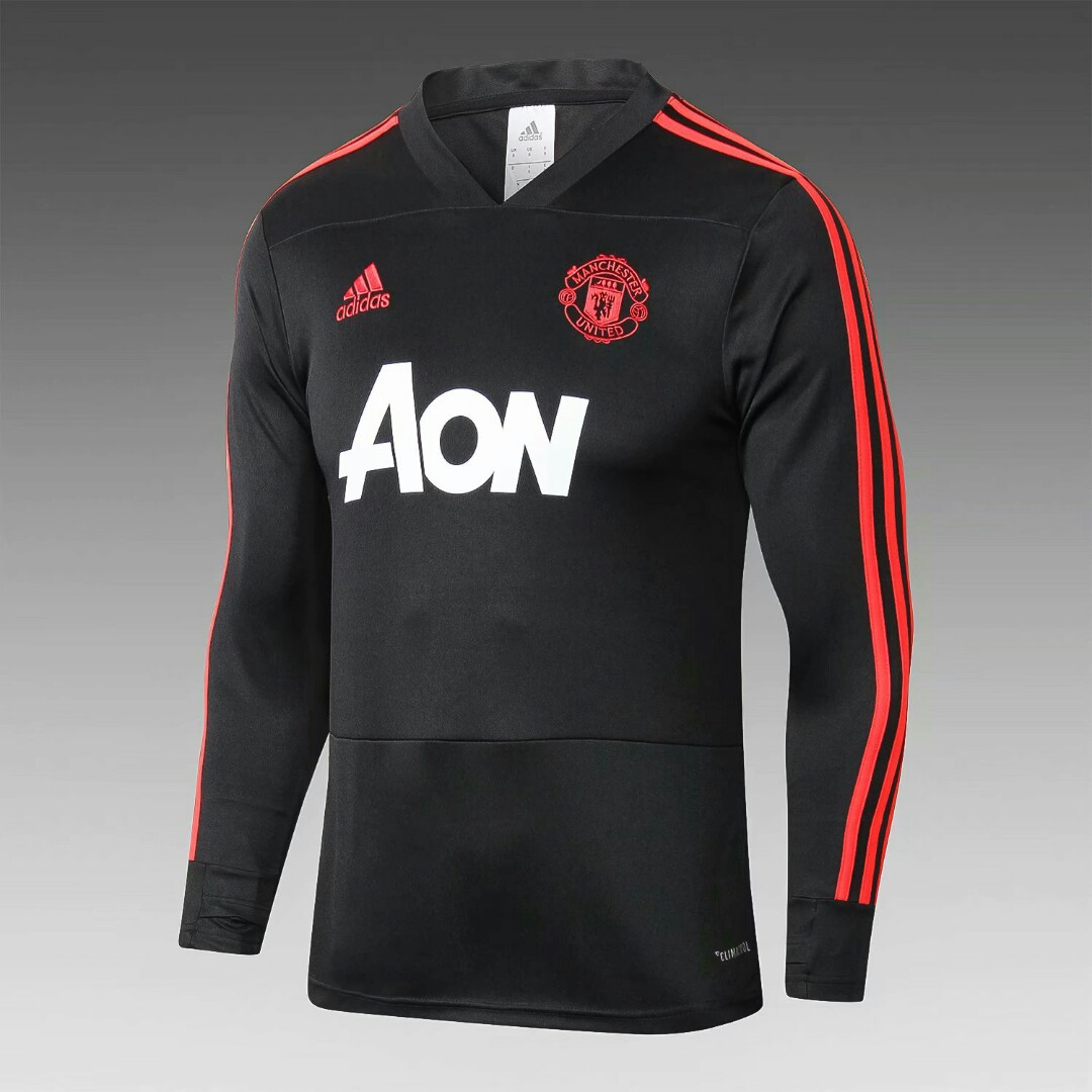 black long sleeve training top