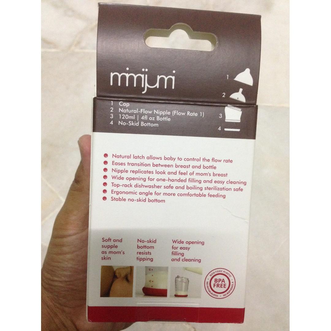 Mimijumi not so hungry breastfeeding cheap baby bottle