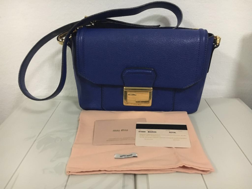 Miu Miu crossbody, Women's Fashion, Bags & Wallets, Crossbody Bags on