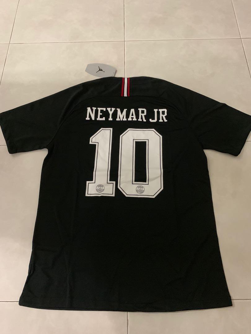 New 18/19 Season Air Jordan PSG Black Champions League Kit Jersey