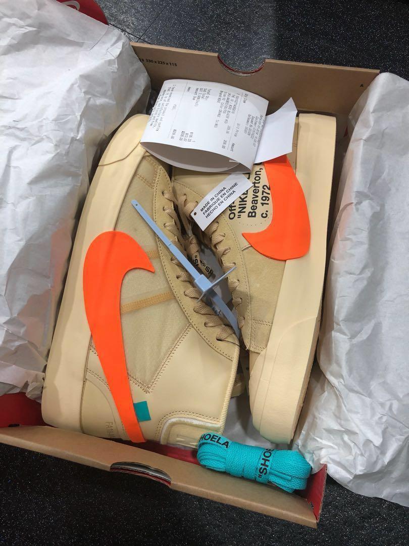 Blazer mid x store off white price