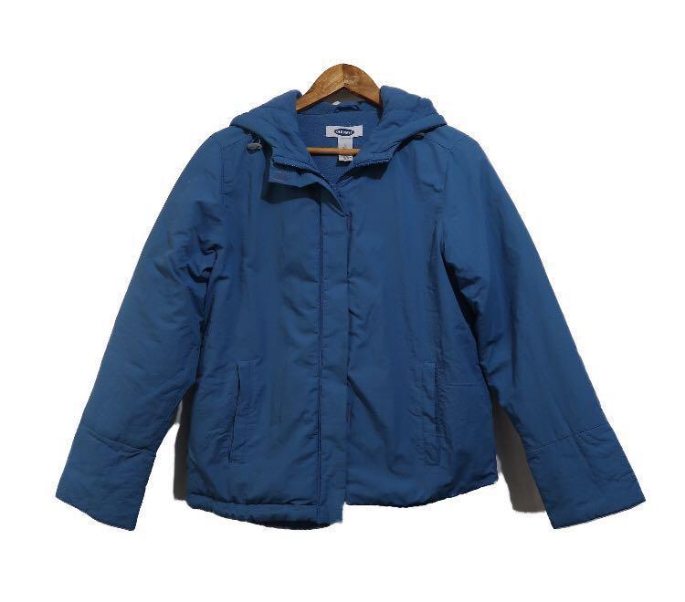 Old Navy Winter Coat With Hood Blue On Carousell