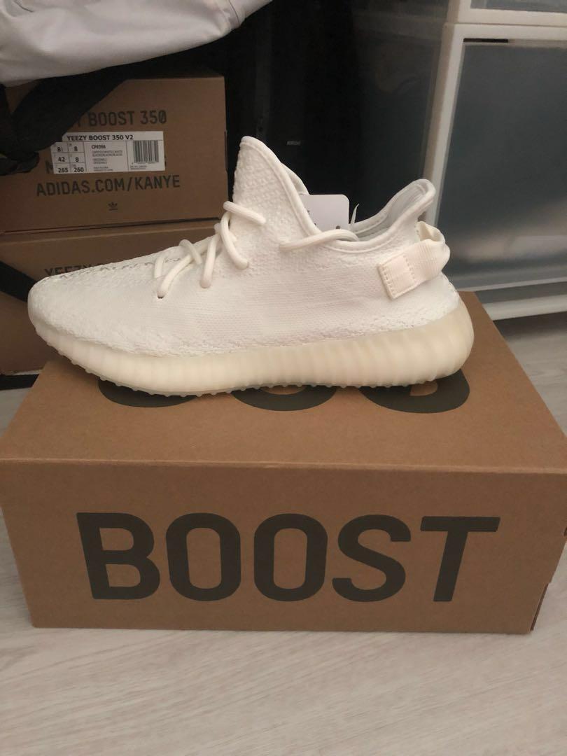 yeezy white 8.5