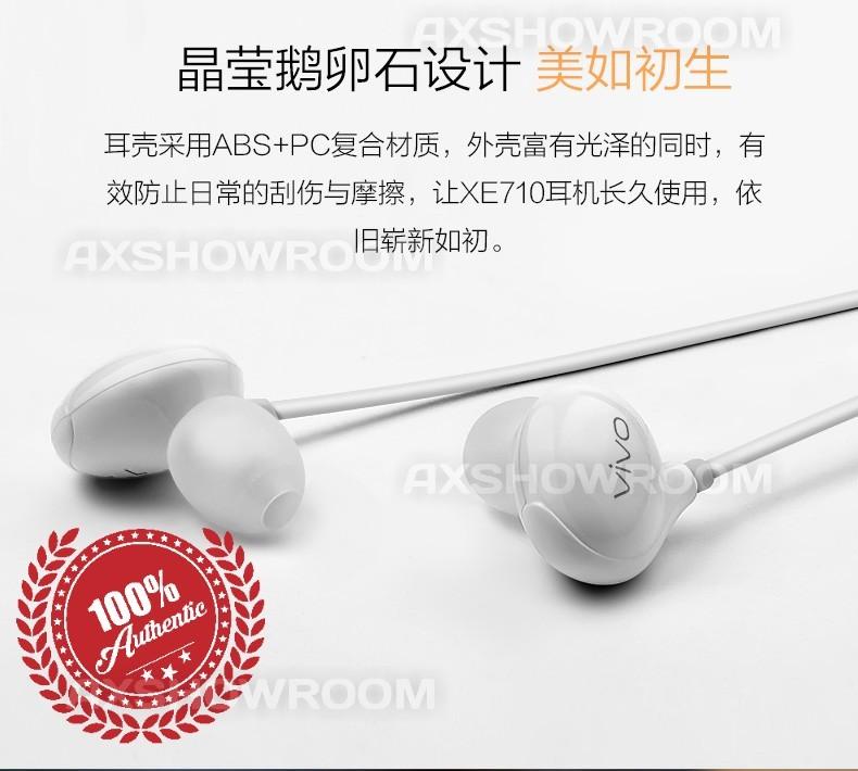 Original X21 vivo XE710 In Ear Earphone Headphone Earbuds HiFi