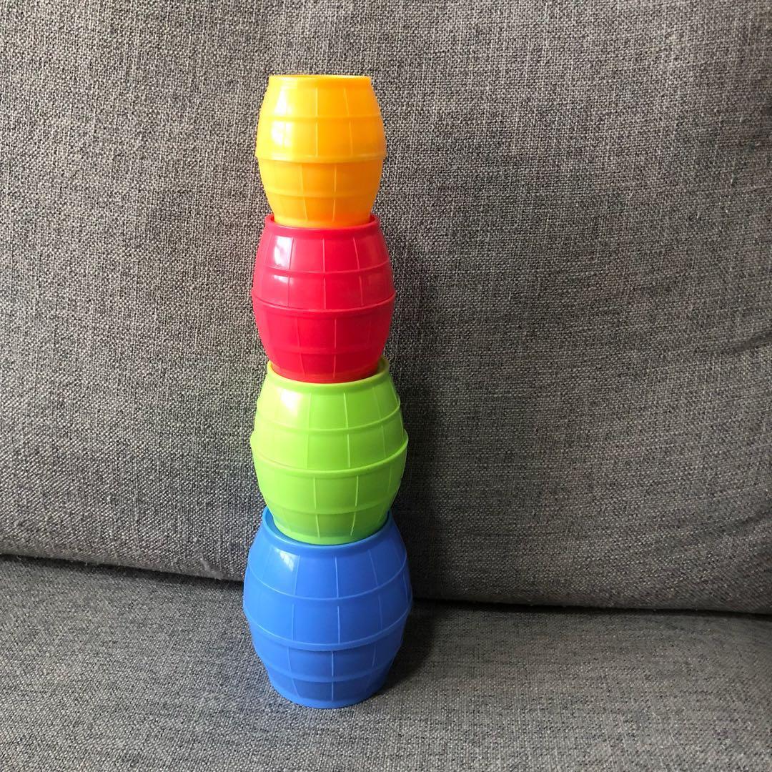 playskool stacking barrels