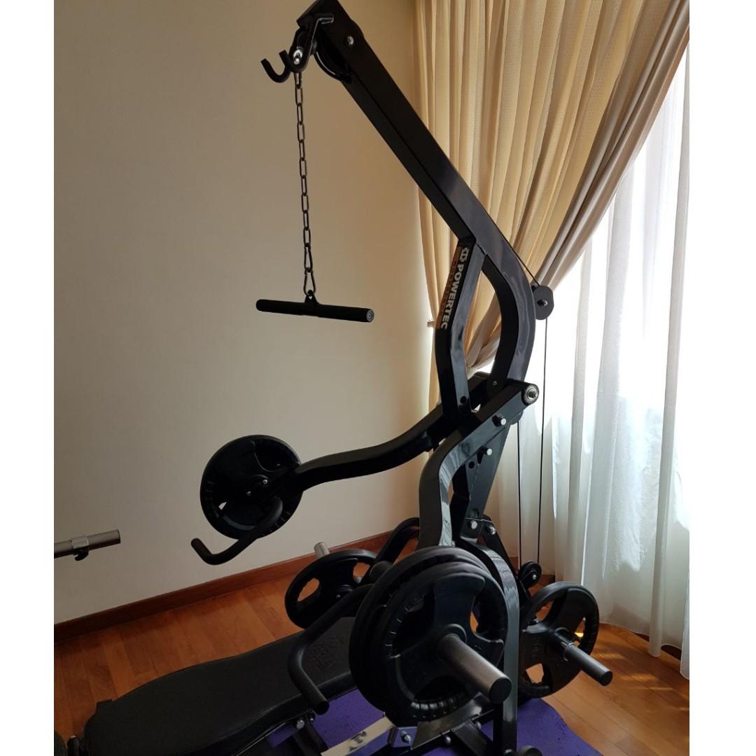 Powertec Workbench Gymsportz Benches Weights Sports Equipment Exercise Fitness Weights Dumbbells on Carousell