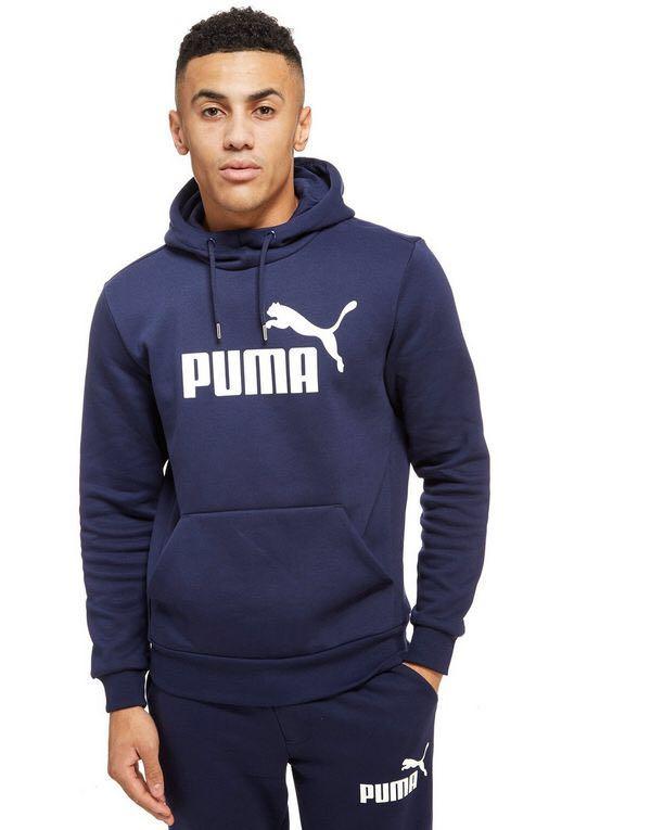 Puma Navy Blue Hoodie Logo, Men's 