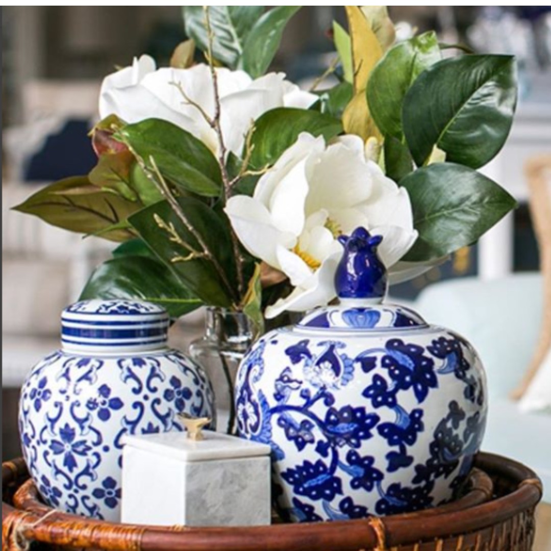 Blue White Ginger Jars And Vases Luxury Accessories Others On