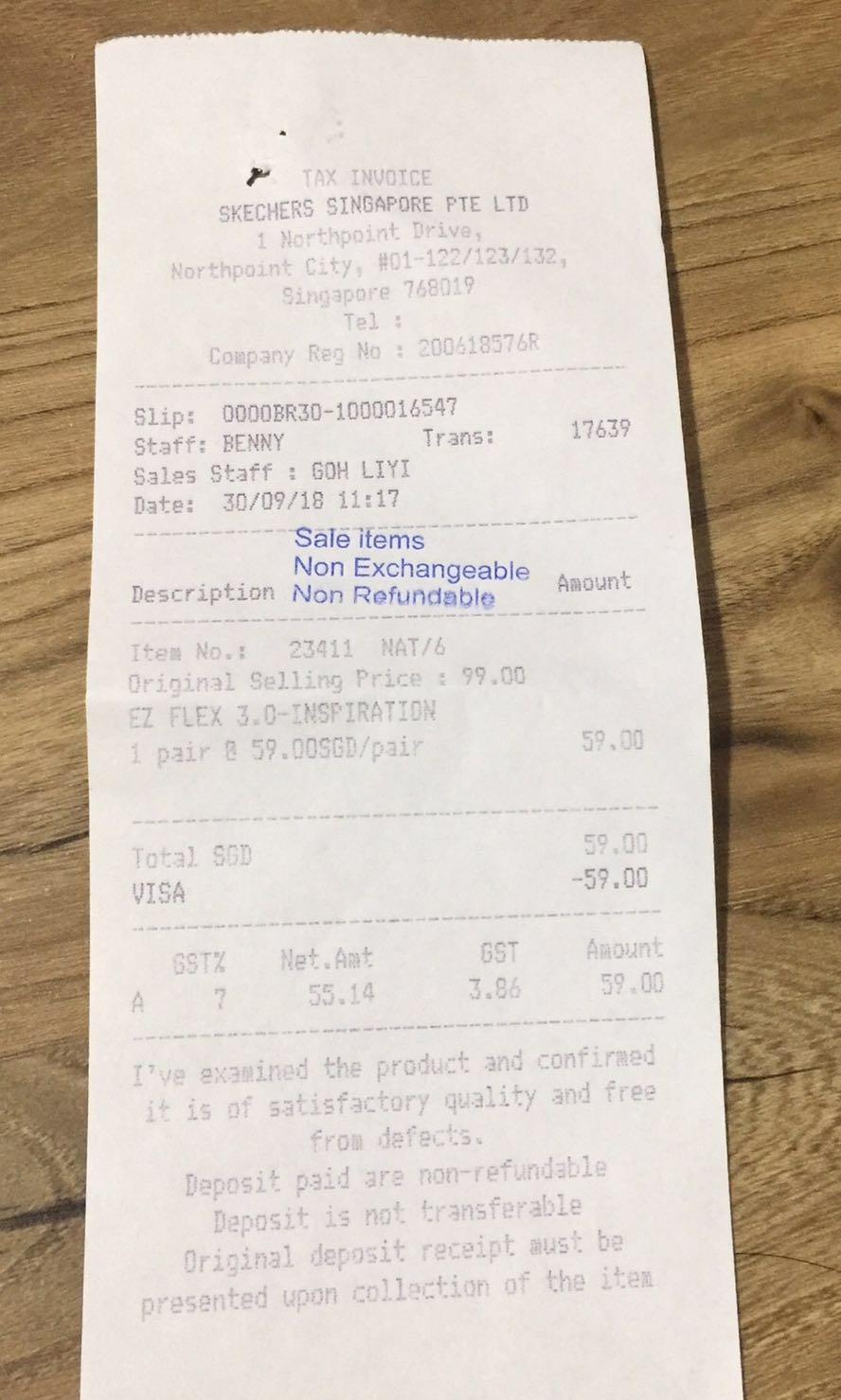 Skechers new arrivals online receipt