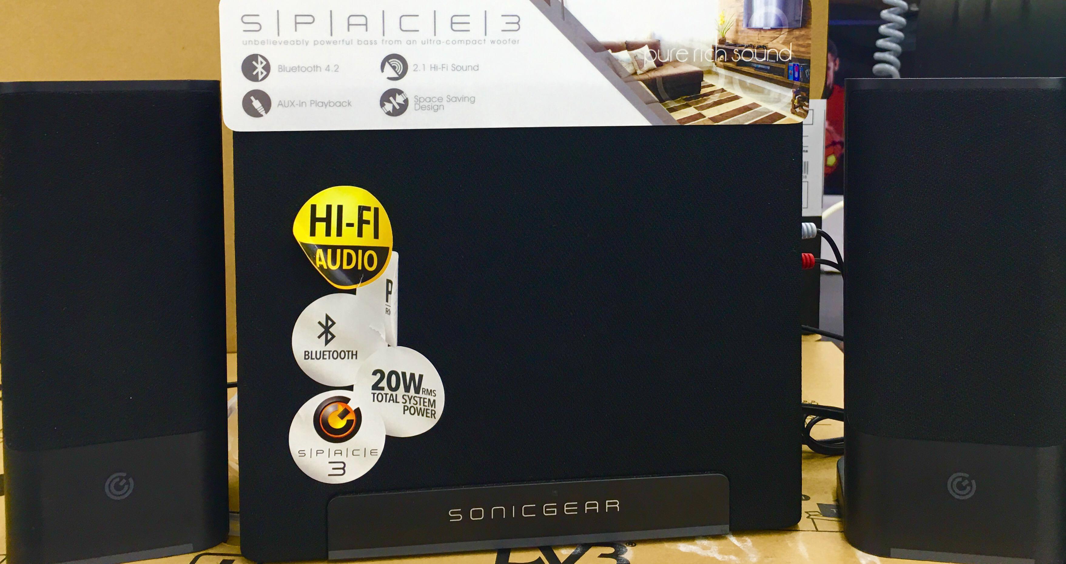 Sonic Gear Space 3 Super Speakers Electronics Audio On Carousell