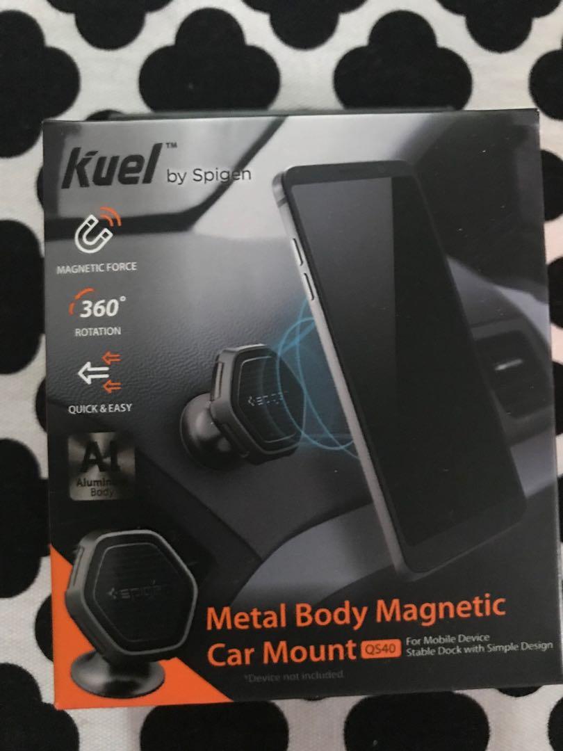 Spigen Kuel Car Mount QS40, Mobile Phones & Gadgets, Mobile & Gadget Accessories