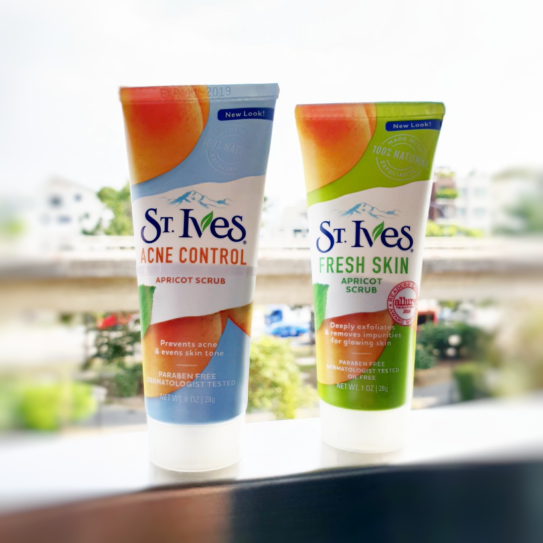St Ives Acne Control Fresh Skin Apricot Scrub 28g Travel Size Beauty Personal Care Face Face Care On Carousell