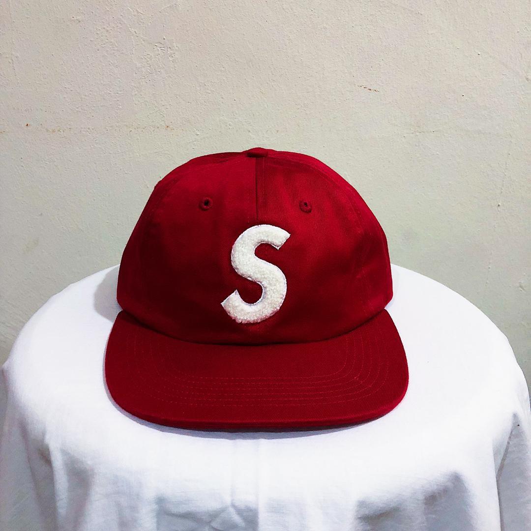 supreme s logo 初期 cap-