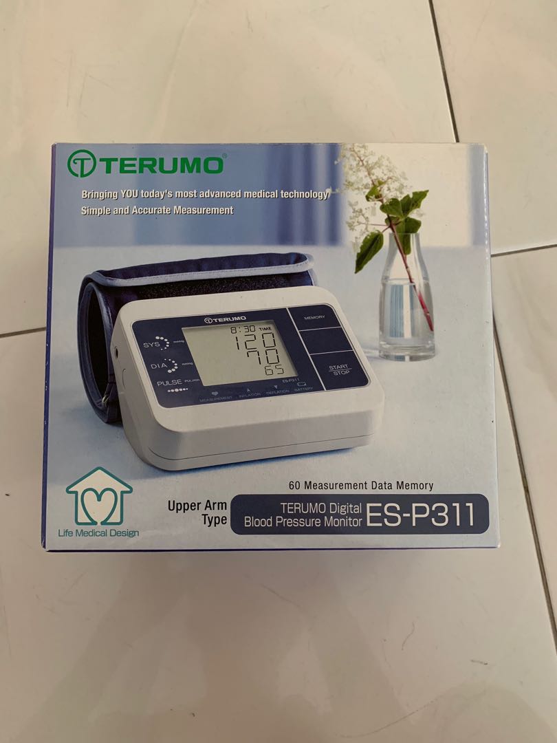 TERUMO Digital BP Monitor ESP311, Health & Nutrition, Health Monitors