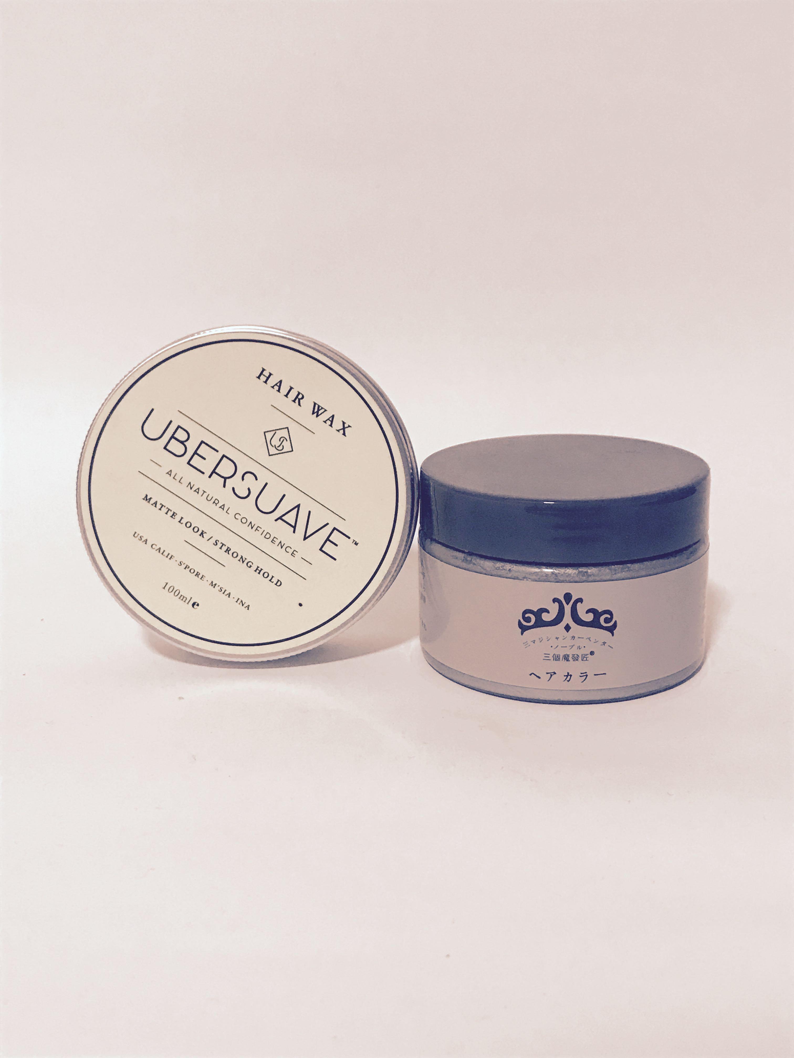 Ubersuave Matte Wax And Silver Wax Health Beauty Men S Grooming On Carousell