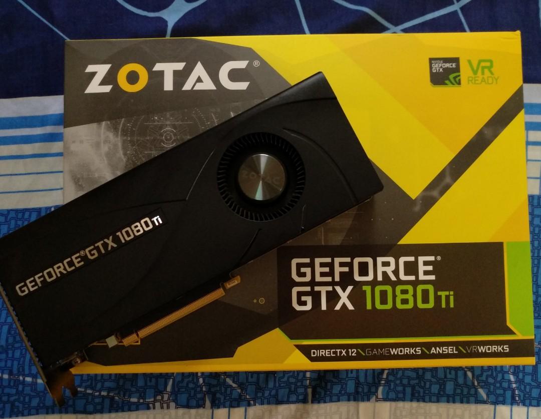 Zotac Blower Gtx 1080 Ti 11gb Electronics Computer Parts Accessories On Carousell