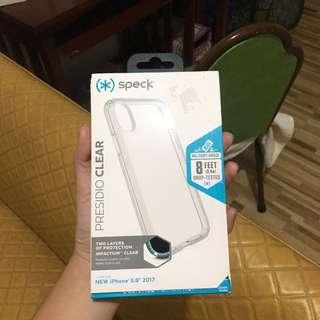 SPECK IPHONEX CLEAR CASE