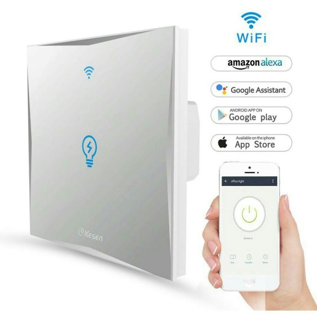 1273 Smart Light Switch Wifi Light Switches Wall Work With