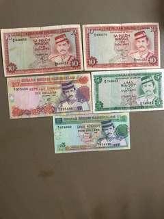 brunei old notes