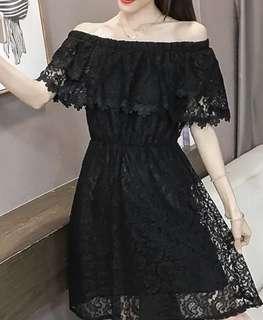 Lace Off Shoulder Dress