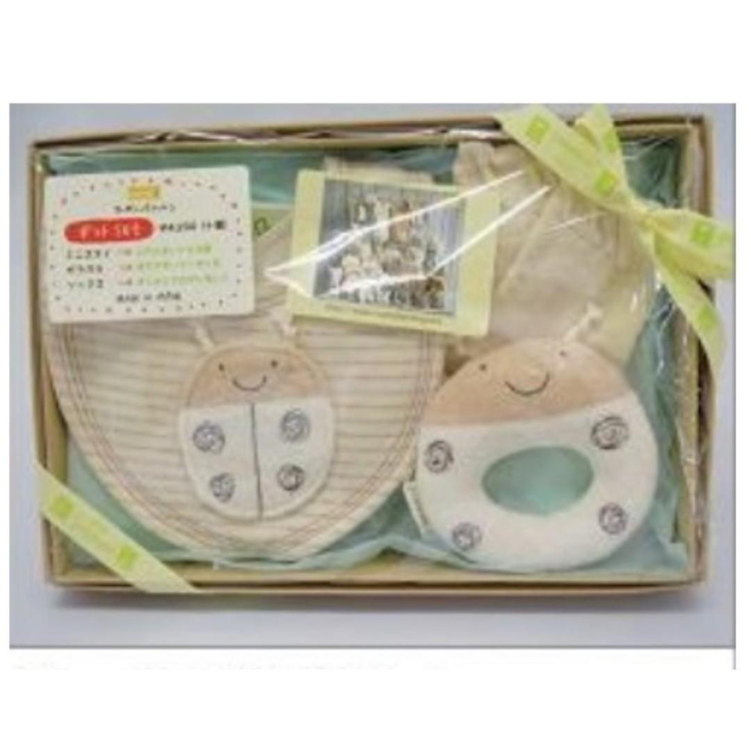 日本有機綿嬰兒禮盒套裝t1 點蟲蟲條紋 兒童 孕婦用品 時裝 Carousell