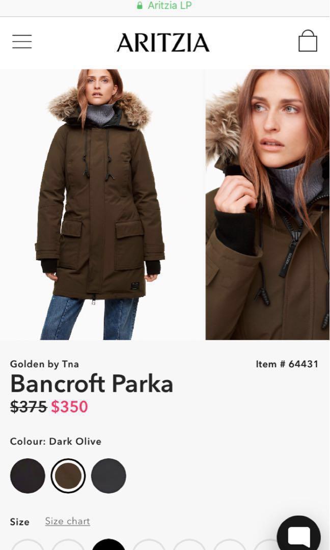 Golden by tna bancroft parka hotsell