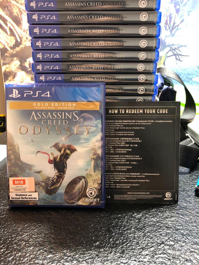 assassins creed odyssey gold edition ps4