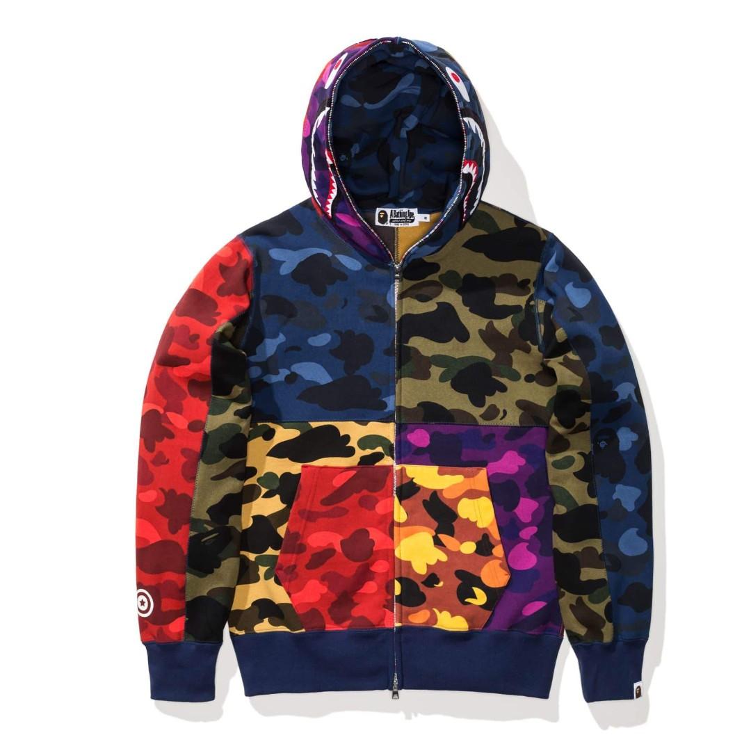 Bape crazy color mix camo hot sale