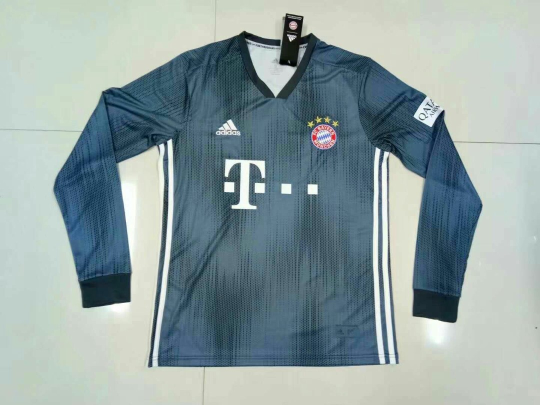 Bayern Munich 18 19 Third Long Sleeve Jersey Sports Sports Apparel On Carousell