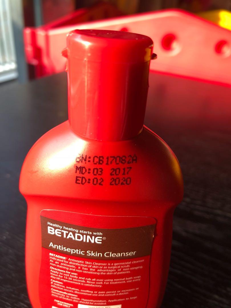 BETADINE Antiseptic Skin Cleanser Bundle (1 X 100ml X 60ml) EQ Benefits