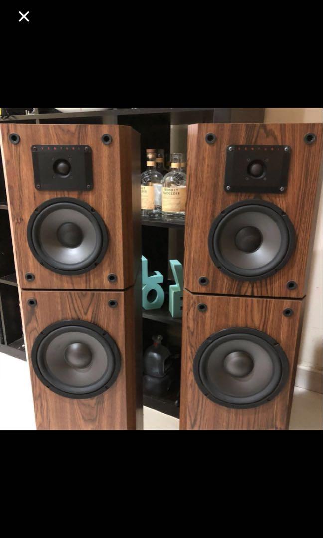 Bic venturi v830 tower speakers top