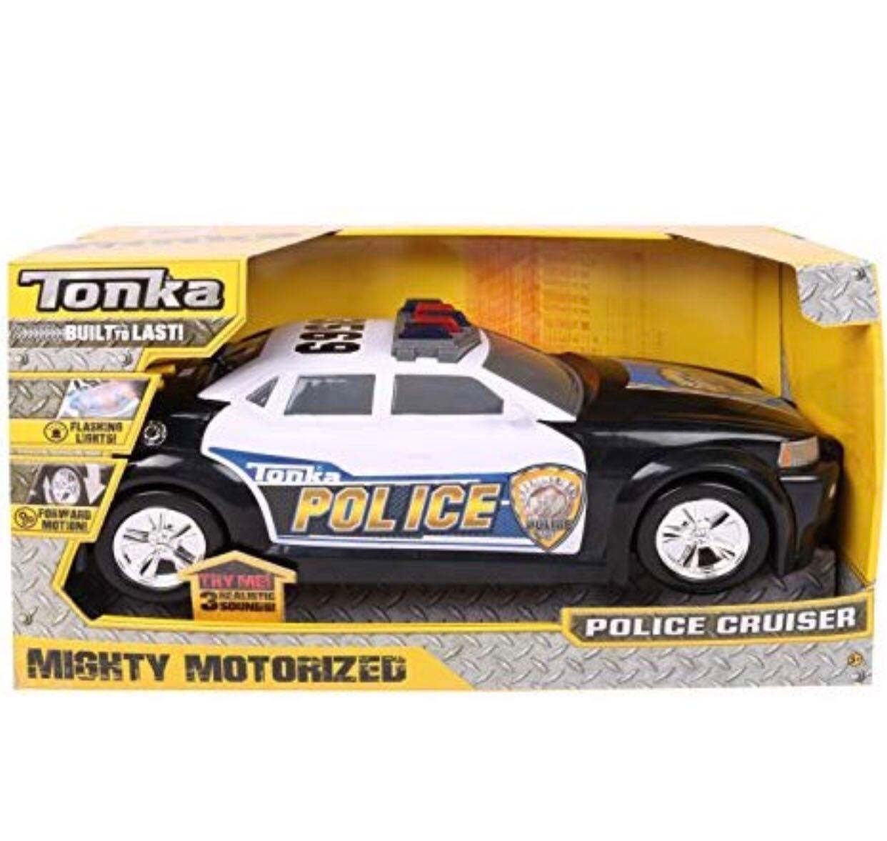 tonka mighty motorized police cruiser toy vehicle