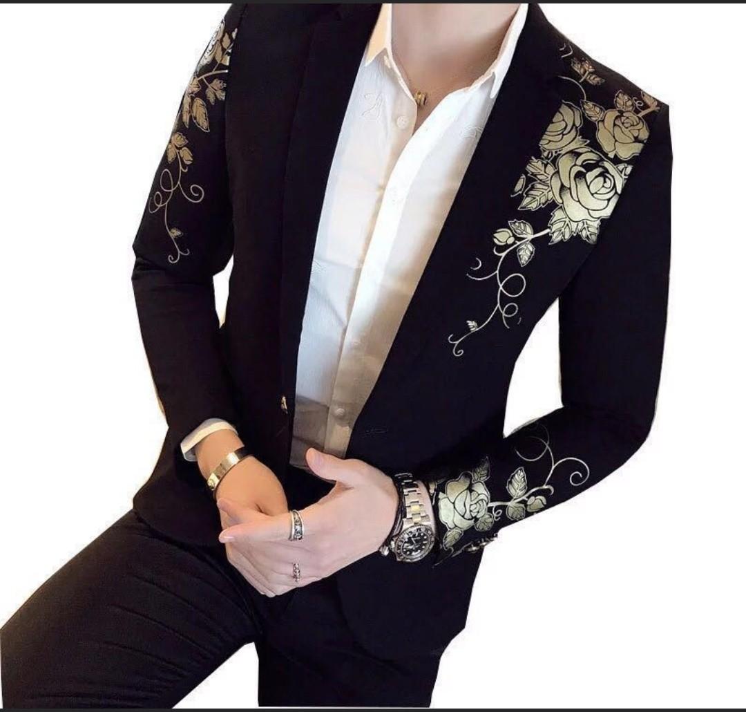 Mens store floral coat