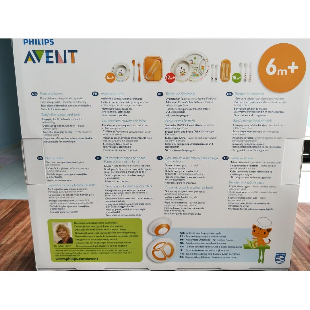 Bnib Philips Avent 6m Toddler Mealtime Set Babies Kids Nursing Feeding On Carousell