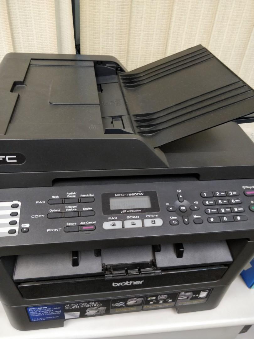 Brother MFC 7860DW printer fax scanner 打印機 影印機 傳真 掃描器, 電腦＆科技, 打印機及影印機