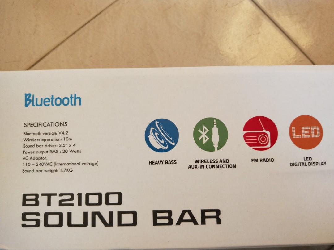 BT2100 sound bar, Audio, Soundbars, Speakers & Amplifiers on Carousell