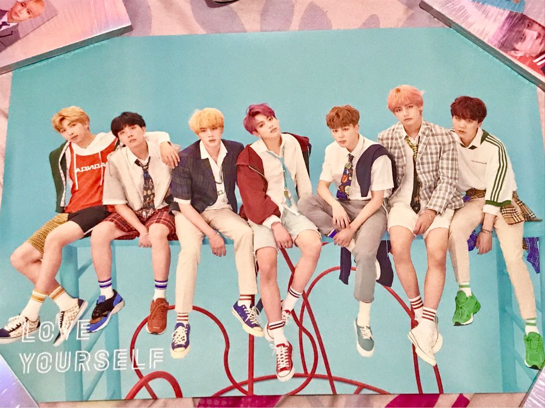 BTS Love Yourself: Answer Poster, Hobbies & Toys, Memorabilia ...