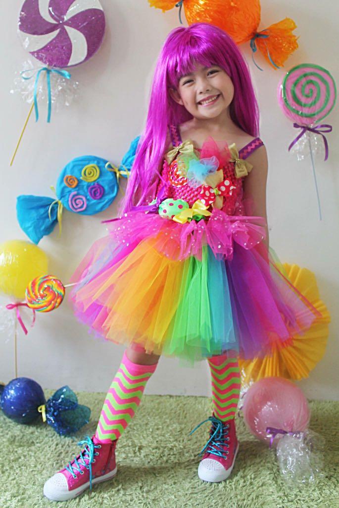 Candy Land Tutu Dress 6T, Babies & Kids, Babies & Kids Fashion on Carousell