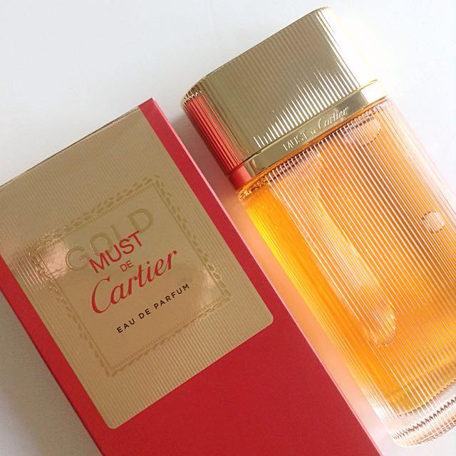 Cartier Perfume Gold Must De Cartier, Babies & Kids, Maternity Care on