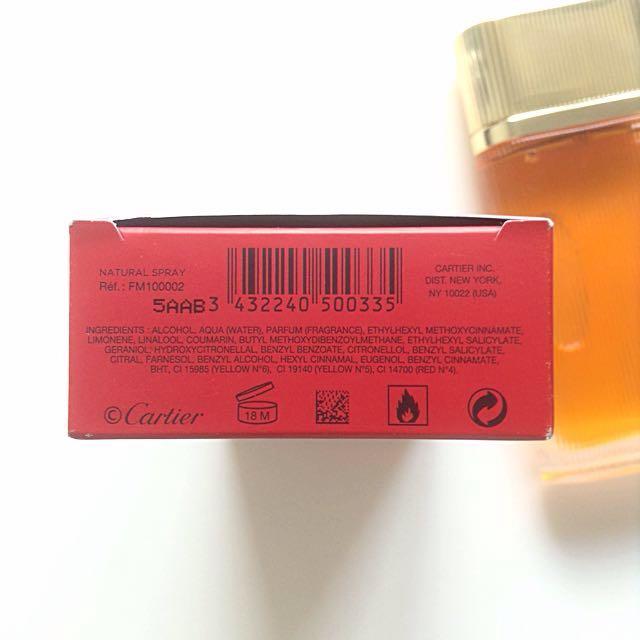 Cartier Perfume Gold Must De Cartier, Babies & Kids, Maternity Care on