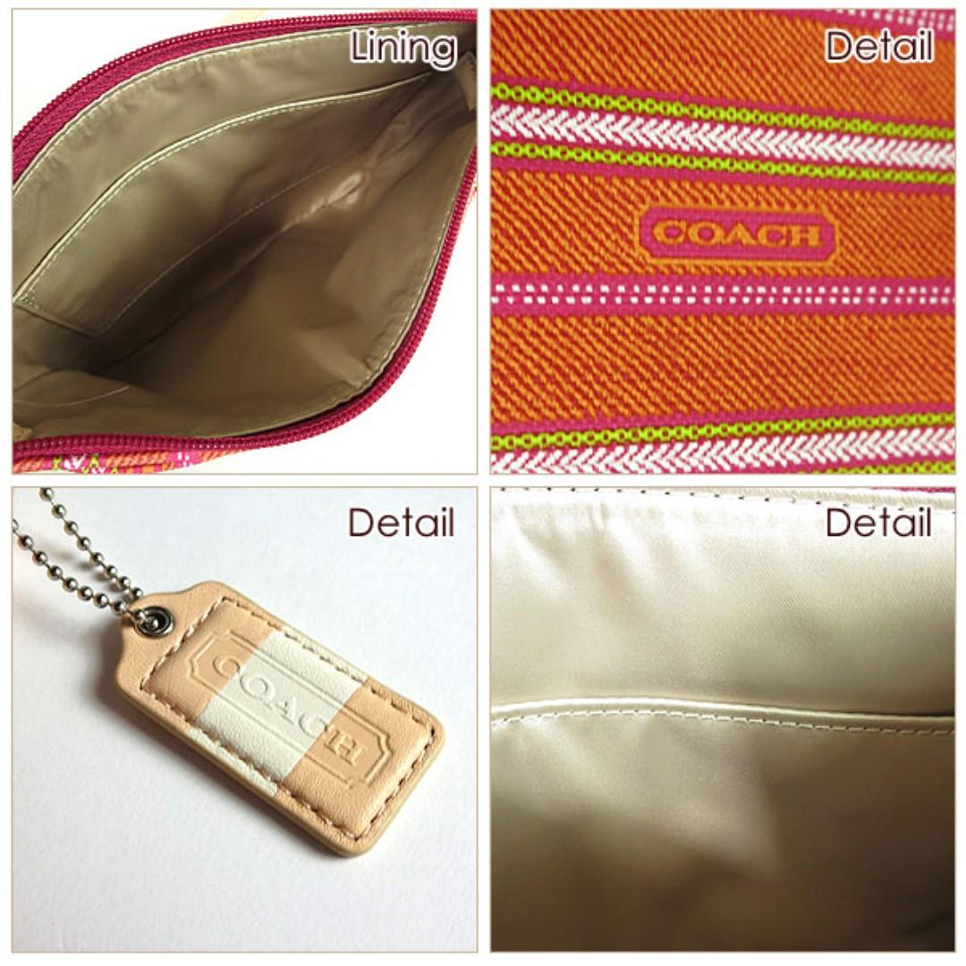 Coach legacy best sale weekend ticking stripe