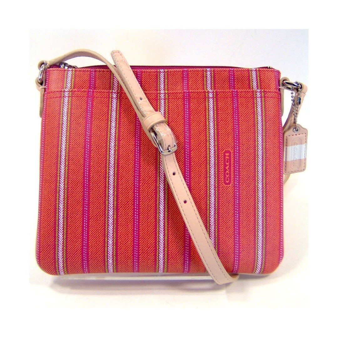Coach legacy weekend ticking stripe shop